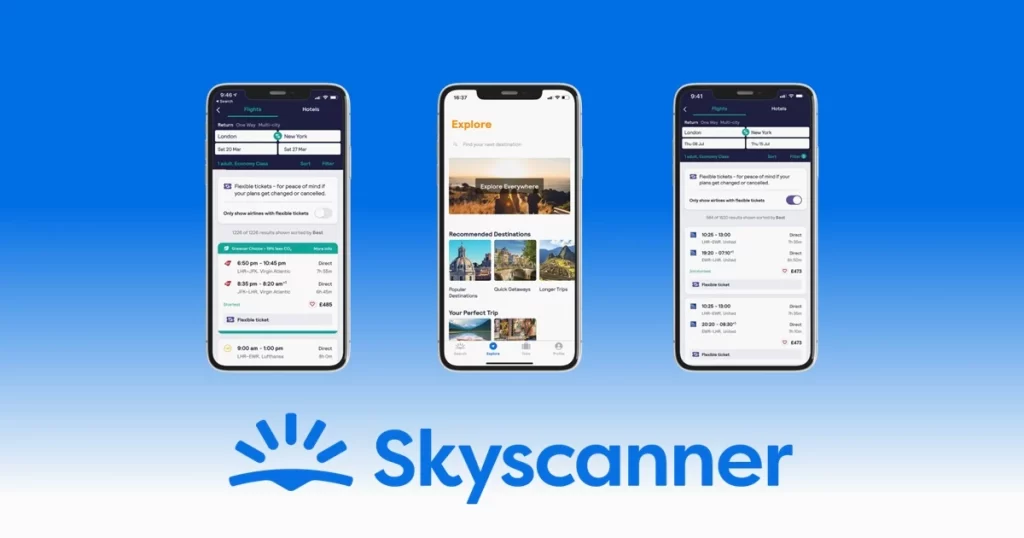 Skyscanner - Meta Search Engine